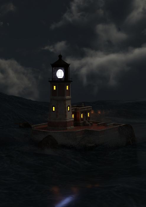 lighthouse daymark shipping beacon