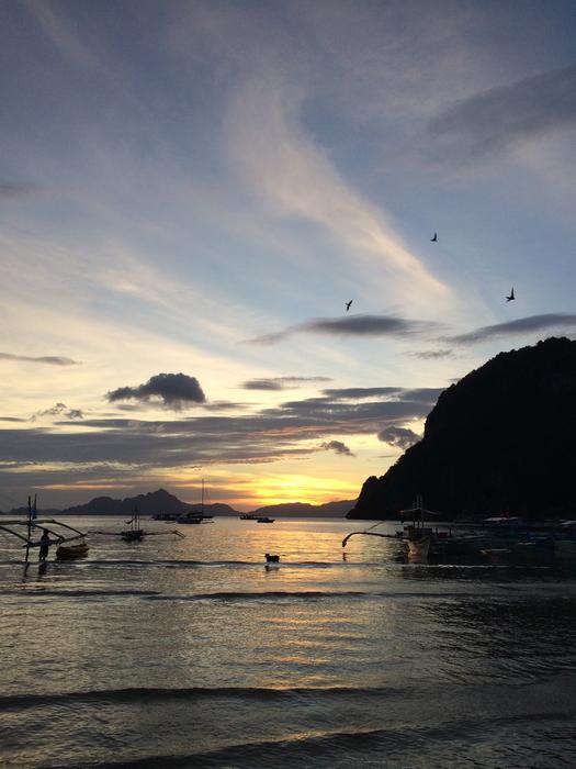 Hai Bian The Evening Sun Sand