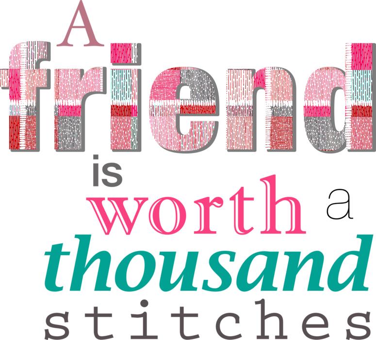 friend friendship stitches sewing
