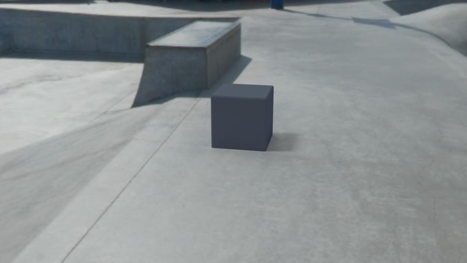 gray virtual cube