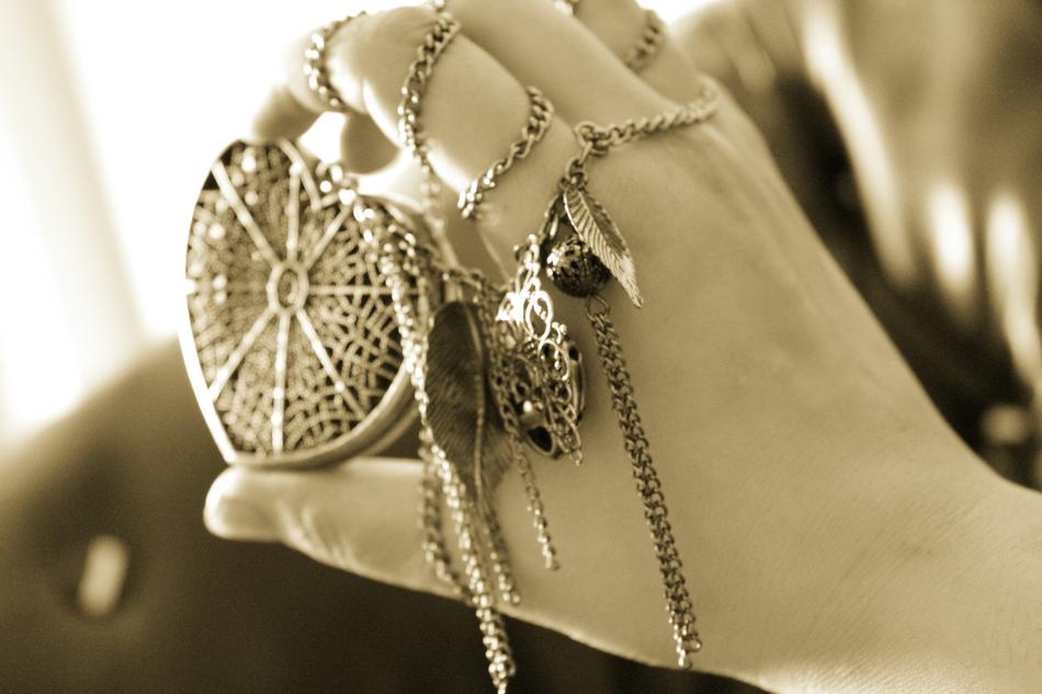 decoration hand sepia macro blur