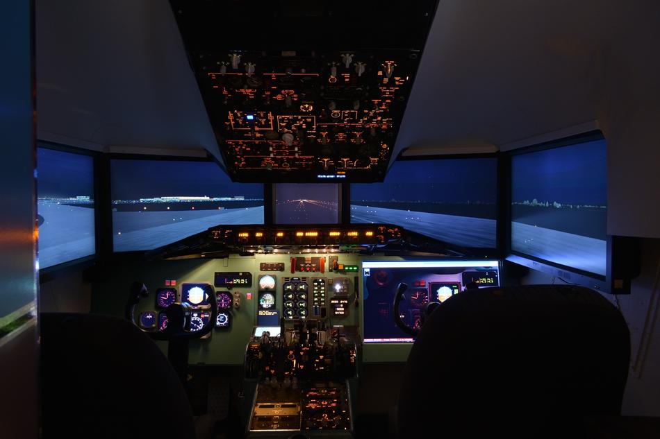Flight simulator on monitors free image download