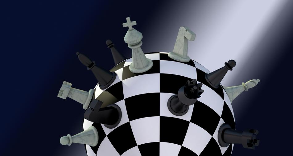 Chess Figures Board