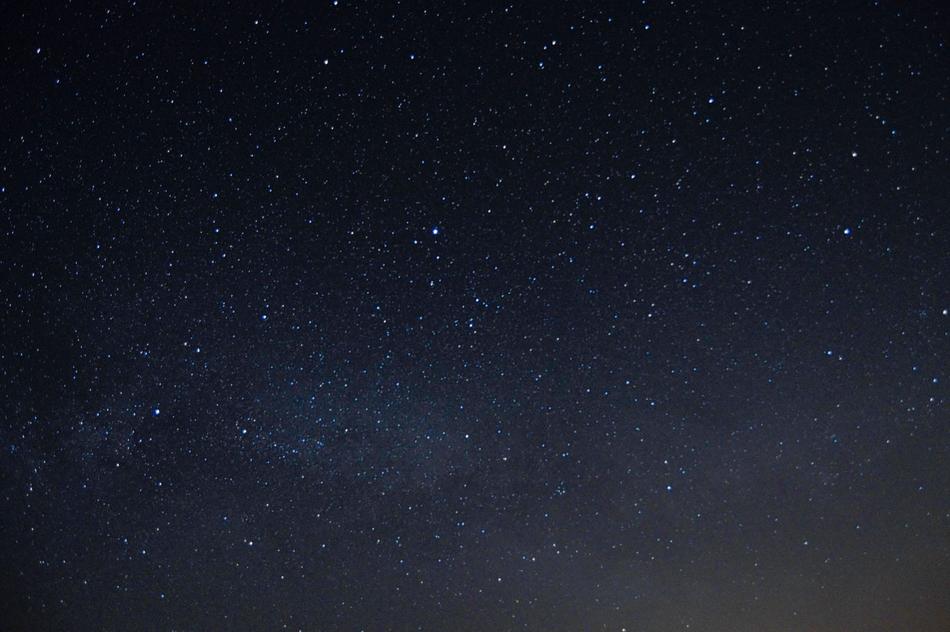 dark starry sky is beautiful