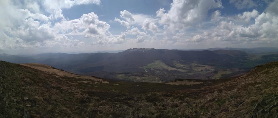 panoramic photo of the rock terrain