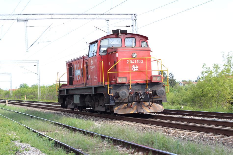Red Locomotive Railway Engine