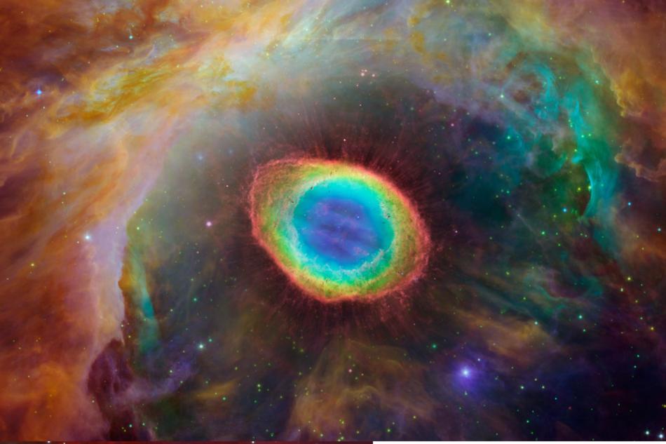 universe galaxies fog space cosmos