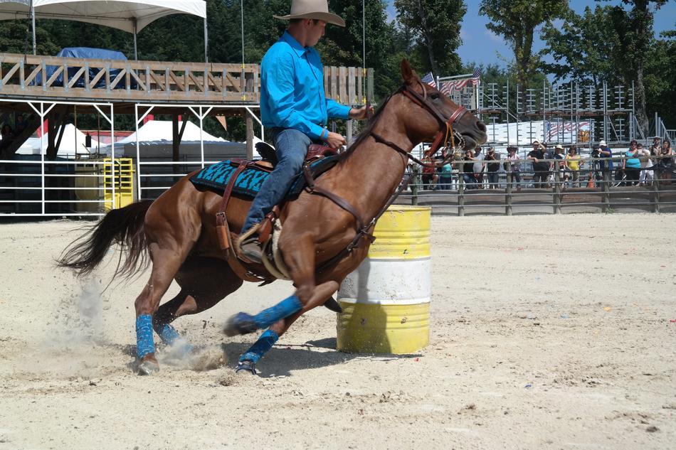 Equiblues Rodeo Barel Racing view