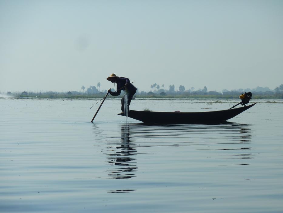 Burma Myanmar Fisherman