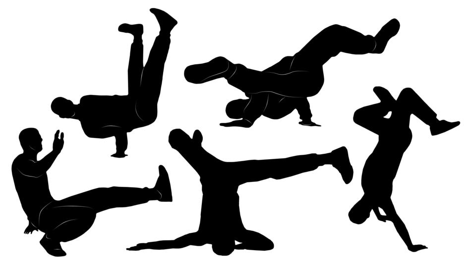 break dance friezes silhouettes