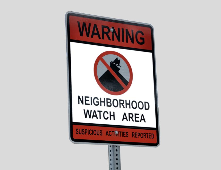 Neighborhood Watch Sign Signage