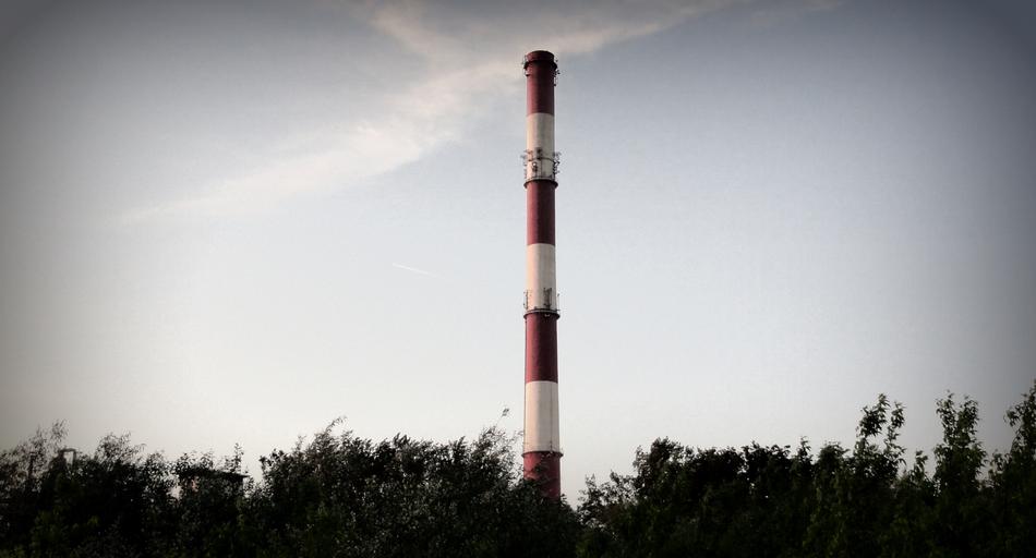 Chimney Boiler Sky