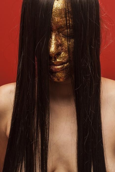 Model Paint Hair Fashion