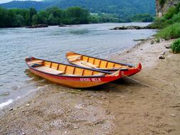 Wood Boats Craft at Port