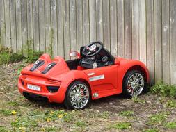 Toy Car Parked Juventus Red