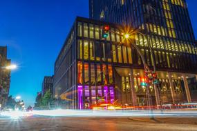 Hamburg Night Lights street