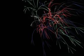 Fireworks Long Exposure