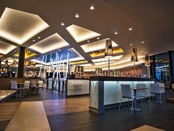 interior of light cafe
