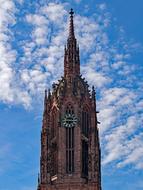 Frankfurt Cathedral blue sky
