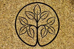 Tree Stone Wall Design