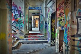 Lost Places Graffiti Ruin