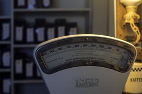 old grocery scales