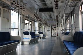 Subway wagon train Korea