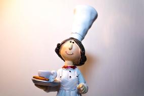 cute chef figurine