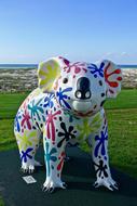 koala sculpture in bright spots
