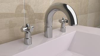 wash bassin chrome sink elegant