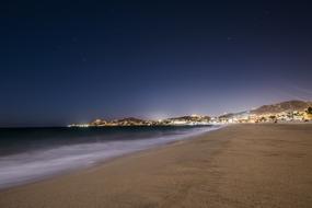 view of Beach at Night