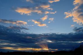 Sunset Clouds Sky