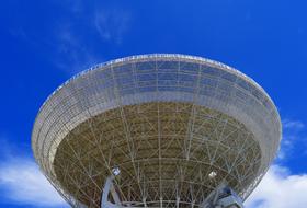 Effelsberg 100-meter radio telescope close-up