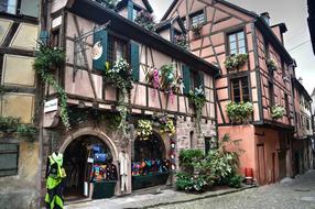 Half-Timbered House Village Shop
