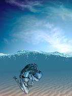 fantasy sea waves surreal