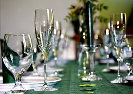 Gedeckter Table Board Tableware