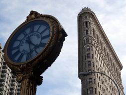 New York Manhattan clock, usa
