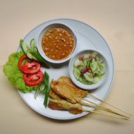 Thai Food Chicken Satay Skewer