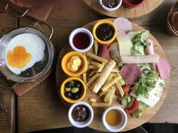 food platter on the table
