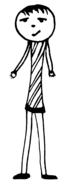 cartoon human figure