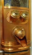 gold coffee grinder