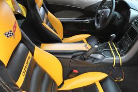 sports car interior