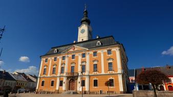 landscape of Old Town Hall, now Museum in finland, Porvoo