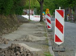 warning signs on the road