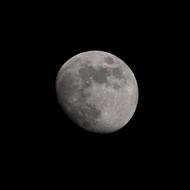 full white moon in the night sky