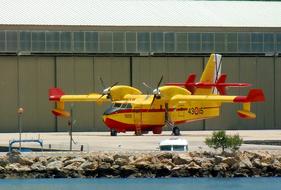 Seaplane Fire Fighting Aircraft