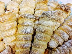 sweet sugary pastries