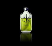 perfume on a black background
