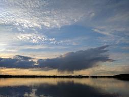 Sunset Lake Water
