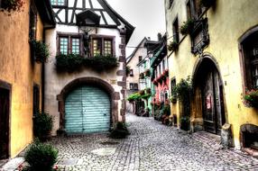 Half-Timbered House Timber-Framed
